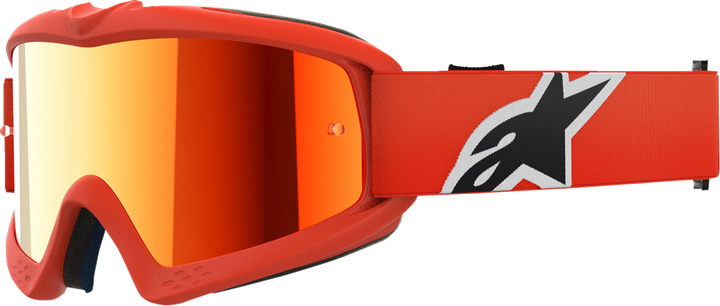 Alpinestars Goggles Youth Vision Goggle - Corp - Orange - Red Mirror Lens 5140225-480