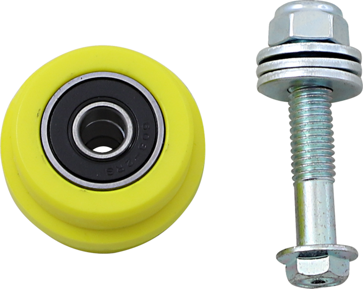 T.M. Designworks Chain Roller - Yellow - Suzuki/TM/Yamaha PLR-212-YL