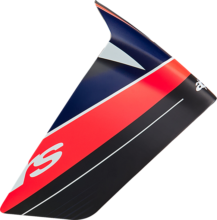 Alpinestars Supertech R10 Spoiler - Race - Team - Matte Black/Carbon Red Fluo/Blue 8953424-1383