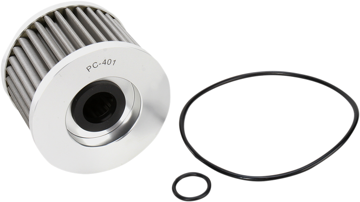 Pc Racing Flo Stainless Steel Oil Filter - Honda PC401