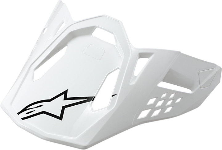 Alpinestars Supertech M10/Supertech M8 Visor - Gloss White 89810192180OS