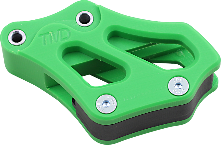T.M. Designworks Chain Guide - Green - Kawasaki/Suzuki RCG-KA65-GR
