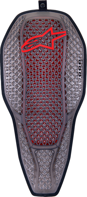 Alpinestars Nucleon Flex PROi Full Back Protector Insert - Transparent Smoke/Red - Small 6526323-003-S
