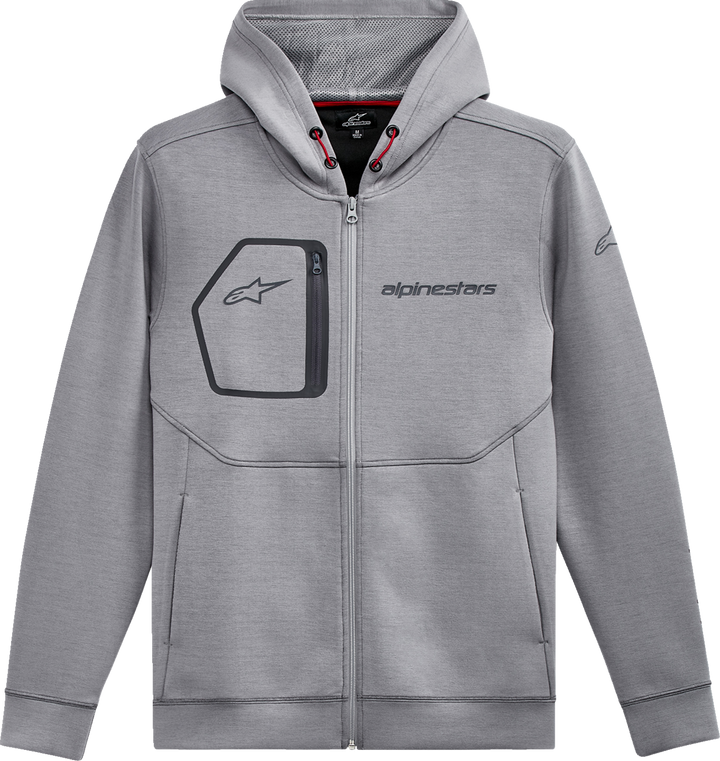 Alpinestars Convex Tech Hoodie - Heather Gray - Large 1212530201026L