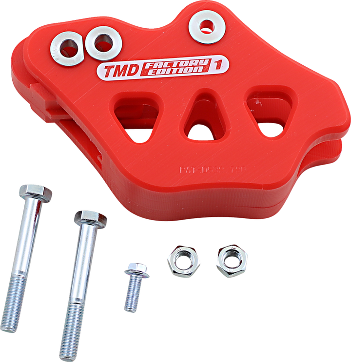 T.M. Designworks Chain Guide - Red - Husqvarna/SWM RCG-HUQ-RD