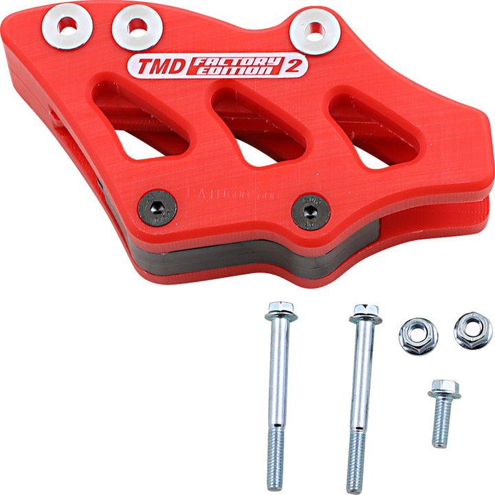 T.M. Designworks Chain Guide - Red - Honda RCG-CR4-RD