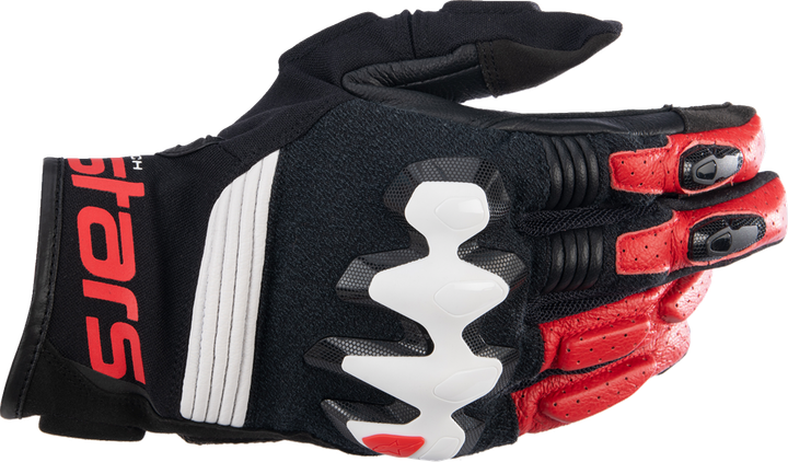 Alpinestars Halo Gloves - Black/White/Bright Red - Medium 3504822-1304-M