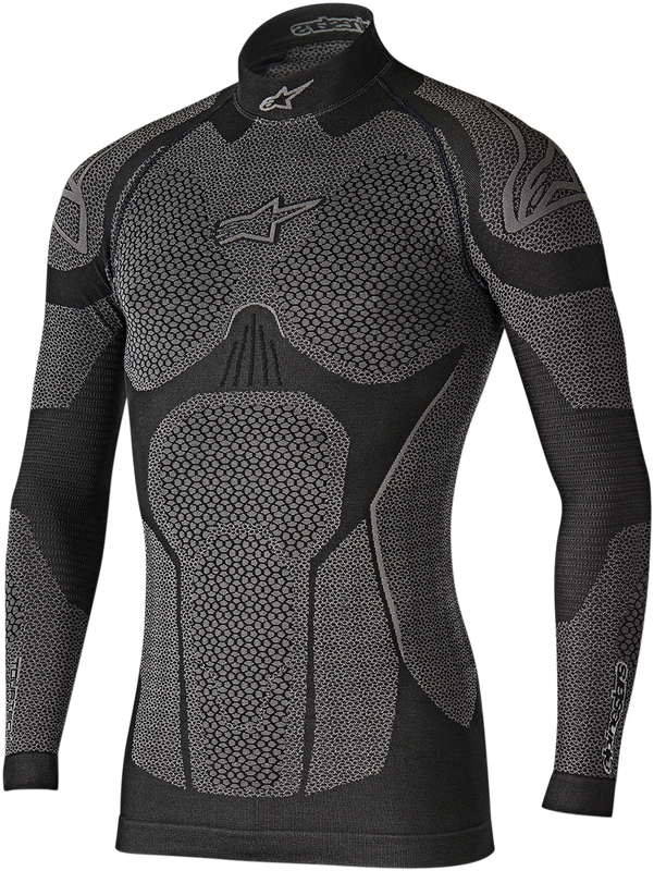 Alpinestars Ride Tech Winter Long-Sleeve Underwear Top - Black/Gray - M/L 4752117106-M/L