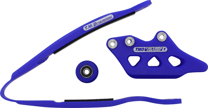 T.M. Designworks Chain Guide/Slider - Yamaha - Blue YCP-K09-BU