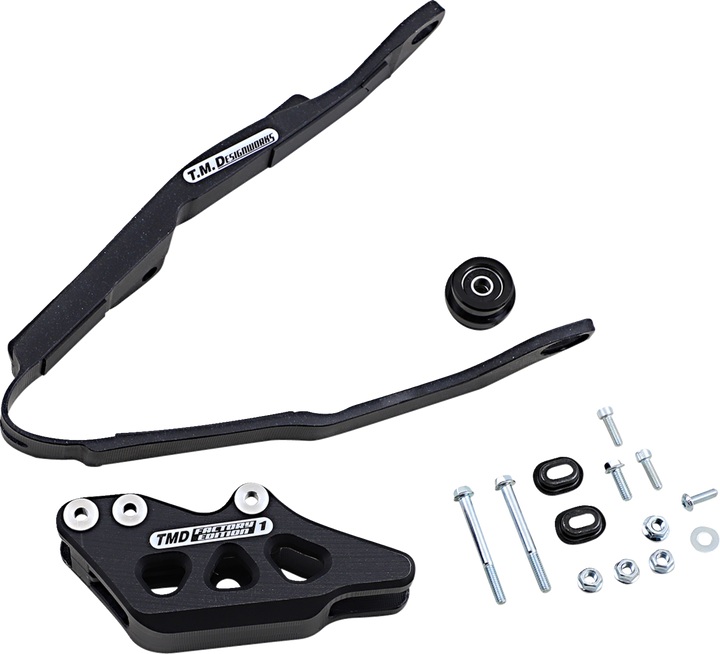 T.M. Designworks Chain Guide/Slider - Honda - Black HCP-H05-BK