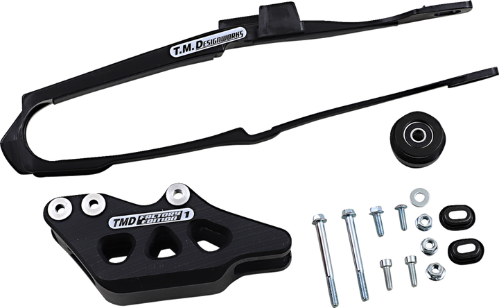 T.M. Designworks Chain Guide/Slider - Honda - Black DCK-OR10-BK