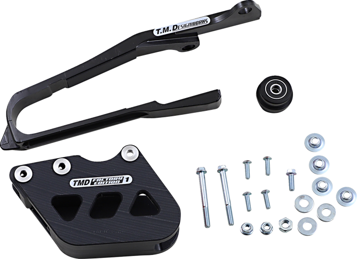 T.M. Designworks Chain Guide/Slider - Suzuki - Black SCP-OR2-BK
