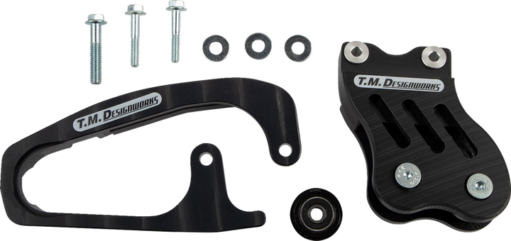 T.M. Designworks Chain Guide/Slider - TRX450 - Black HCP-45K-BK
