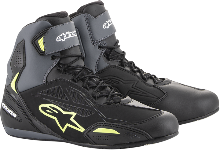 Alpinestars Faster-3 Drystar Shoes - Black/Gray/Yellow - US 14 2540719175-14
