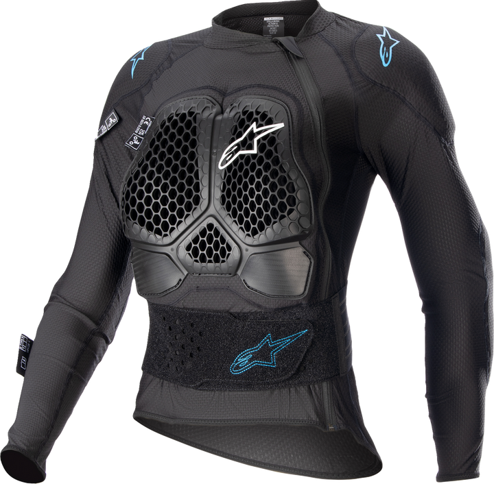 Alpinestars Stella Bionic Action v2 Protection Jacket - Black/Cyan - Large 6516823-1079-L