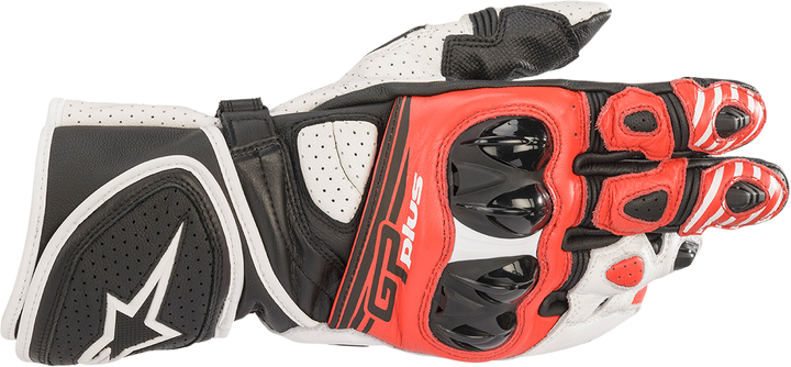 Alpinestars GP Plus R v2 Gloves - Black/White/Red -3XL 3556520-1304-3X