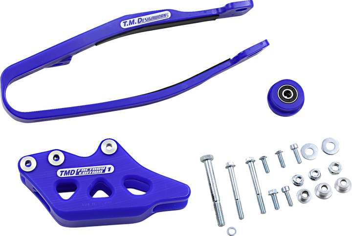 T.M. Designworks Chain Guide/Slider - Blue - Yamaha YCP-OR2-BU