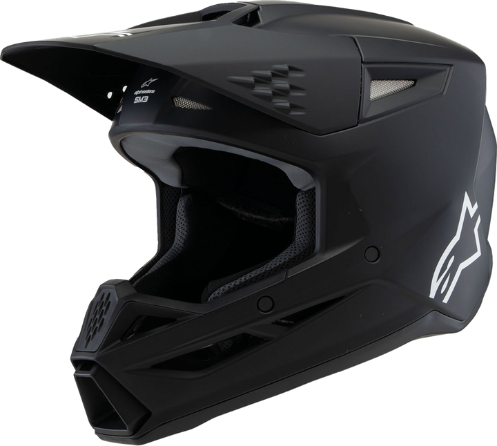 Alpinestars Youth SM3 Helmet - Solid - Matte Black - Large 8302225-110-YL