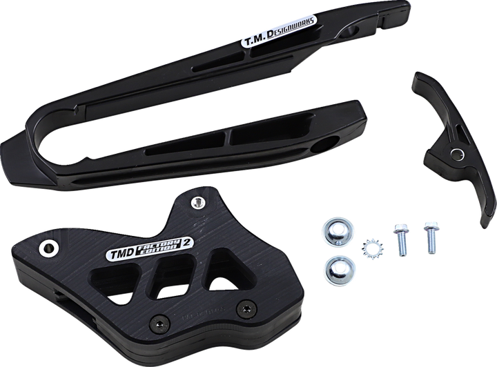 T.M. Designworks Chain Guide/Slider - KTM/Husaberg - Black DCK-ORK-BK