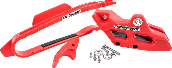T.M. Designworks Chain Guide/Slider - Red - Beta FXK-BT2-RD