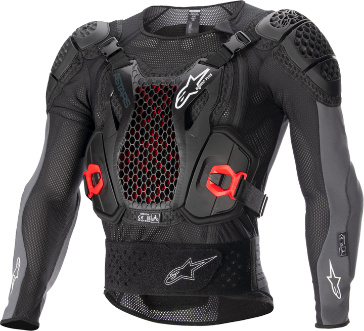 Alpinestars Bionic Plus v2 Protection Jacket - Black/Anthracite/Red - Large 6506723-1036-L