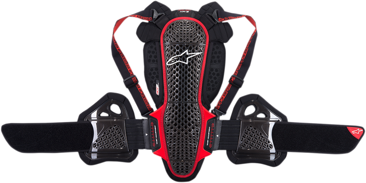 Alpinestars Nucleon KR-3 Back Protector - Black/Red - Large 6504718-13-L