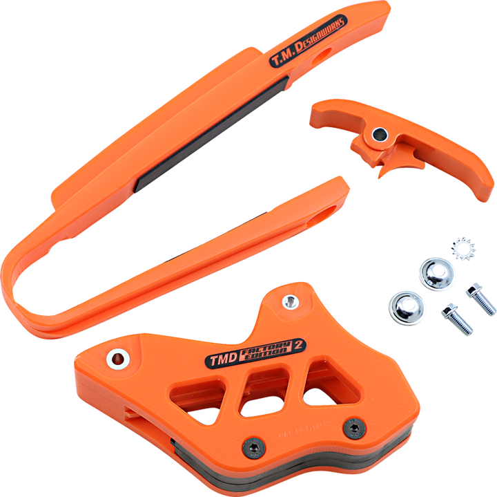 T.M. Designworks Chain Guide/Slider - KTM - Orange KTM-230-OR