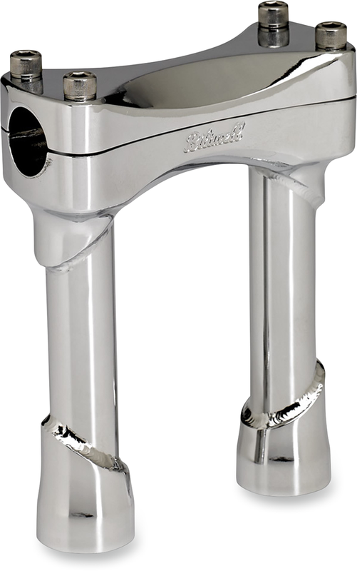 Biltwell Murdock Handlebar Risers - 6" - Chrome 6403-105-06