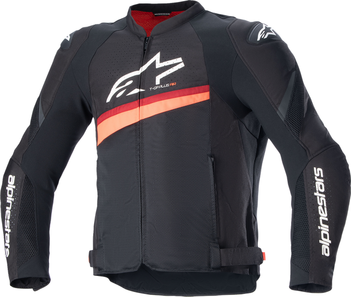 Alpinestars T-GP Plus R v4 Airflow Jacket - Black/Red Fluo - Small 3300624-1030-S
