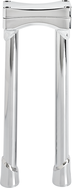 Biltwell Murdock O/S Risers - 12" - Chrome 6413-105-12