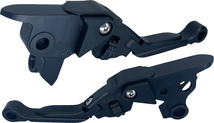 Psr Anthem Pro Adjustable Lever Set for Harley Models - Black 12-03652-22