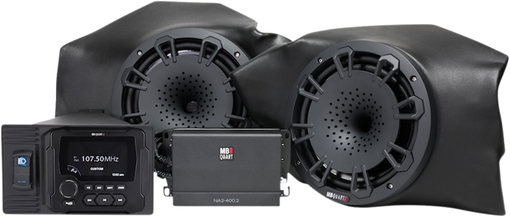 Mb Quart Stage 2 Amplified Audio Package - Polaris MBQR-STG2-RAD-2