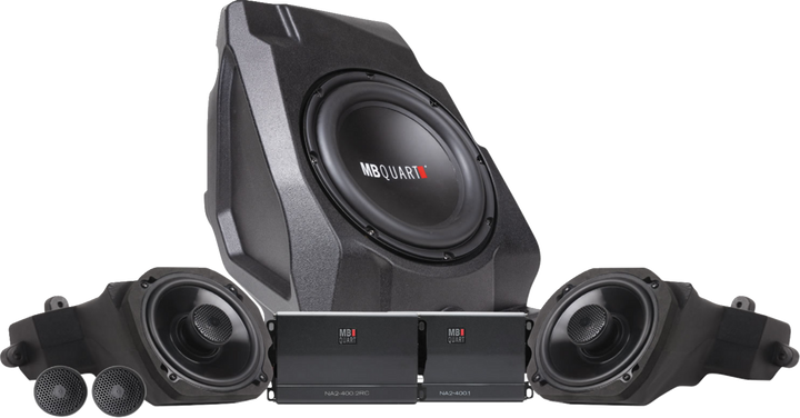 Mb Quart Audio Kit - Stage 3 - RZR w/ Ride Command MBQRP-STG3-RC-1