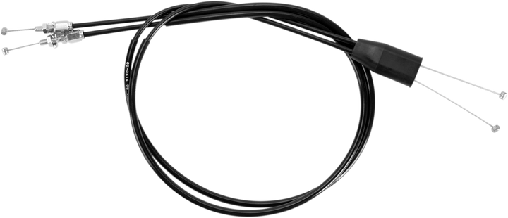 Motion Pro Black Vinyl Throttle Cable - Push/Pull - '02-'17 CRF 02-0414