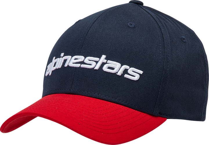 Alpinestars Linear Hat - Navy/Red - L/XL 1230810057030LX