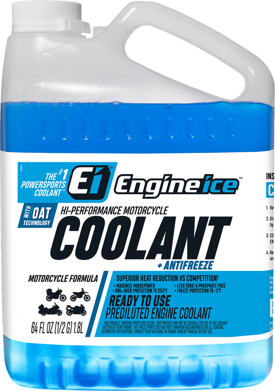 Engine Ice Premixed Motorcycle Coolant - 64 US fl oz. 10850