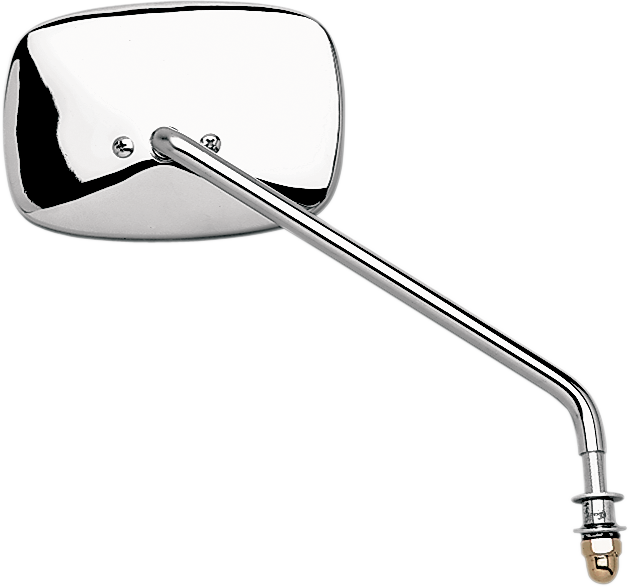 Emgo Mirror - Side View - Plain Face/Rectangle - Long Stem - Right - Screw-In - Each 20-21711