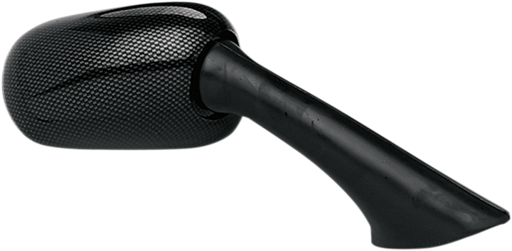 Emgo Mirror - Side View - Carbon Fiber - Rectangle - Right - Honda 20-87071