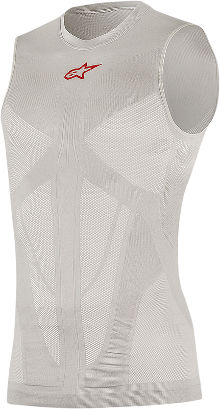 Alpinestars Tech Tank Summer - Silver/Red - XS/Small 1752017-198-X/S
