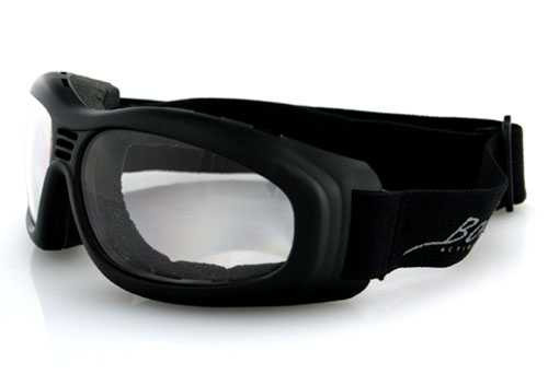 Bobster Touring 2 Goggle Black Frame Anti-Fog Clear Lenses BT2001C