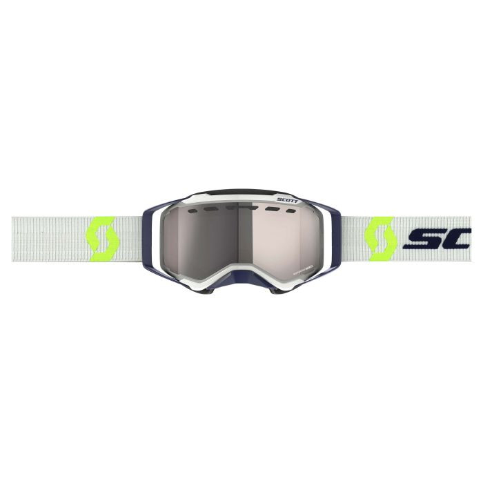 Scott Prospect Snow Cross Grey/Yellow Enhancer Silver Chrome 272846-1120313