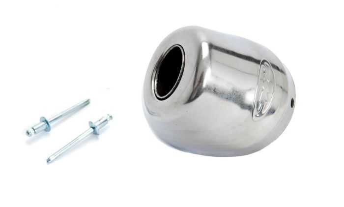 Fmf T-Core 2.1 Replacement S/S Rear Cone Cap-1.375" 020521