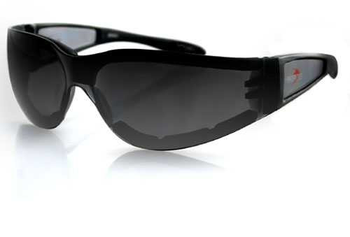 Bobster Shield Ii Sunglass Black Frame Smoked Lens ESH201