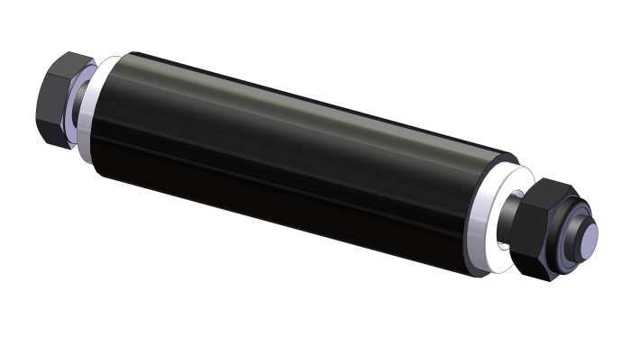 Kfi Products Roller Kit - Aluminum Horizontle Standard RK-ALU-HS