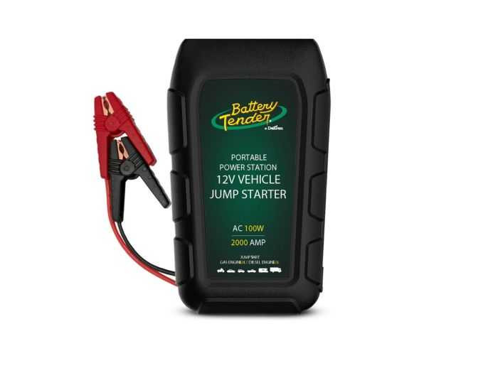 Battery Tender 2000 Amp Power Station W/ 100 Watt Inverter 030-2040-WH