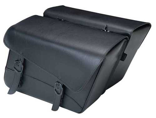 Dowco Willie & Max Black Jack Large Slant Saddlebag Set 59589-00