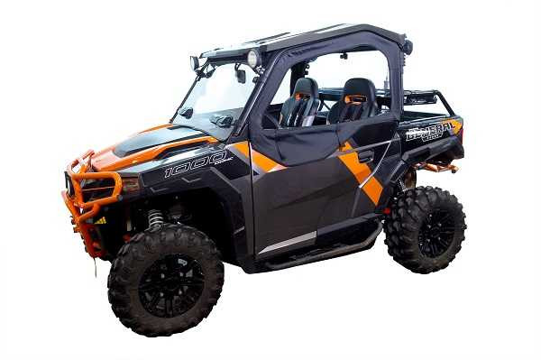 Seizmik Framed 1/2 Door Kit (Upper) (Replaces 06016) 52-06017KIT