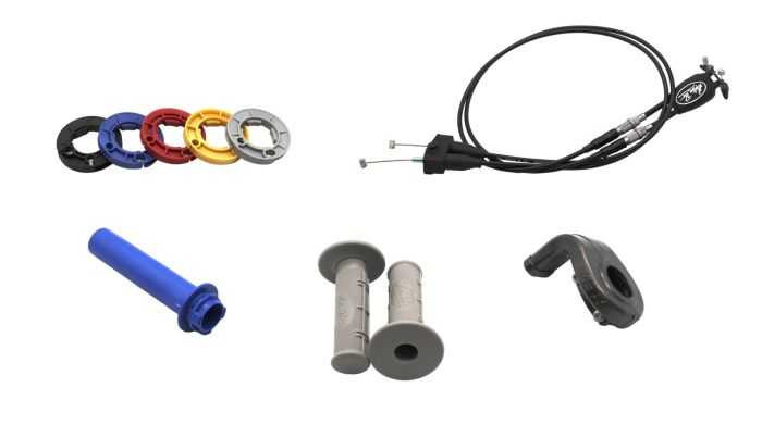 Motion Pro Revolver Vr Throttle Kit 01-1089 W/ Cable And Grips Off Roa 01-2617