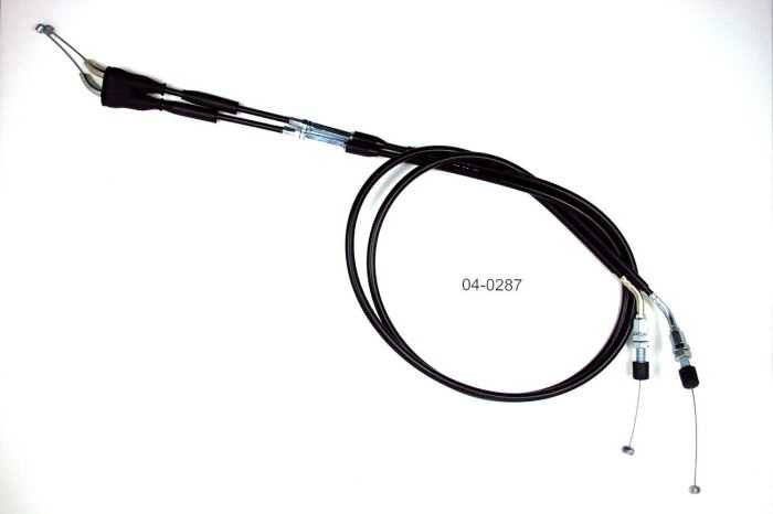 Motion Pro Cable Black Vinyl Throttle Push-Pull Set 04-0287