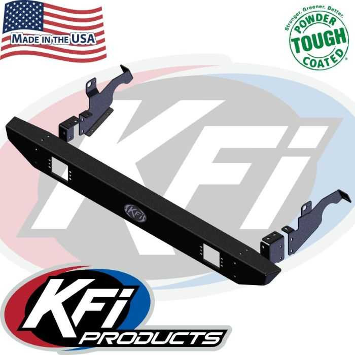 Kfi Products Bumper Rear Formed - Honda Pioneer 700 101570